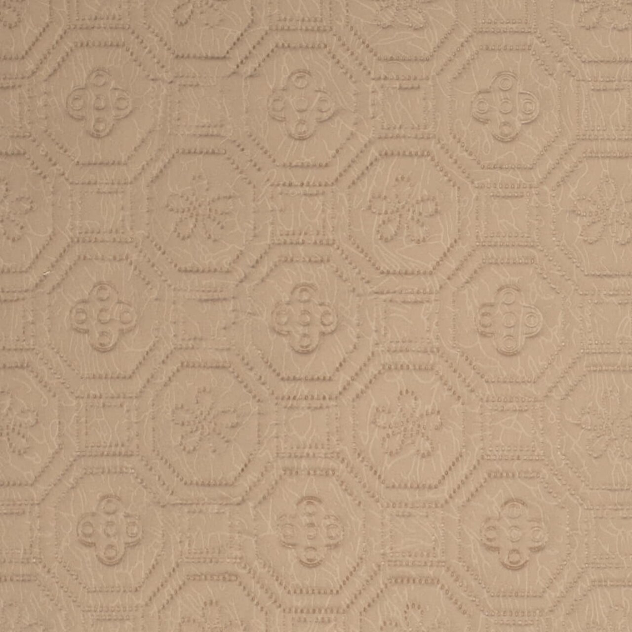 Neutral - Beige Taupe Abstract Geometric Upholstery Fabric 54 Inches"